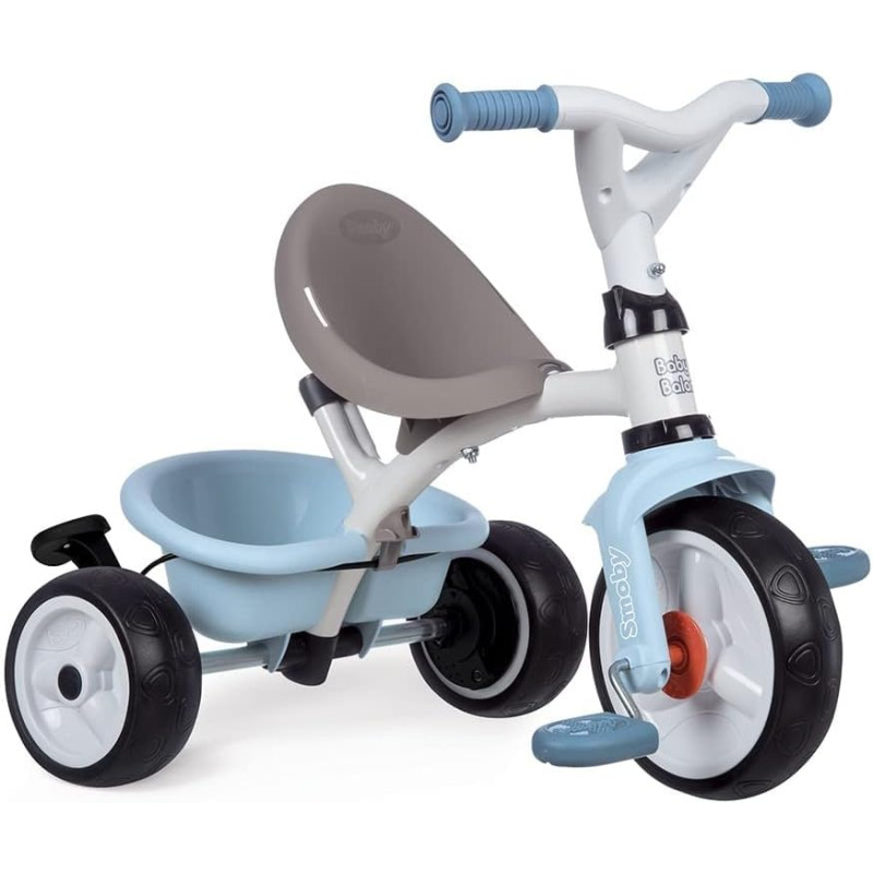 Tricycle baby balade plus bleu - SMOBY