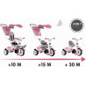 Tricycle baby balade plus rose - SMOBY