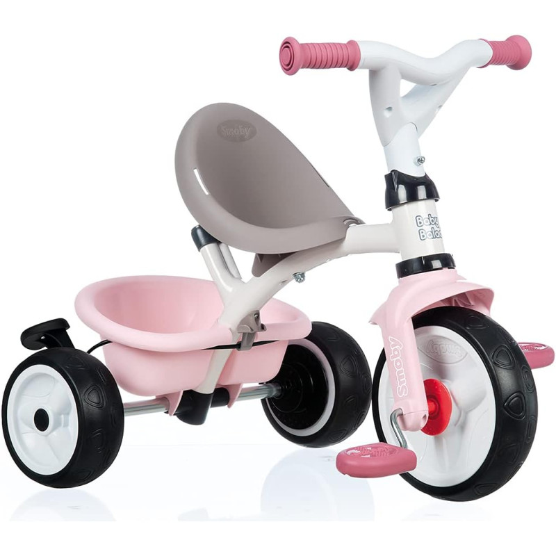 Tricycle baby balade plus rose - SMOBY