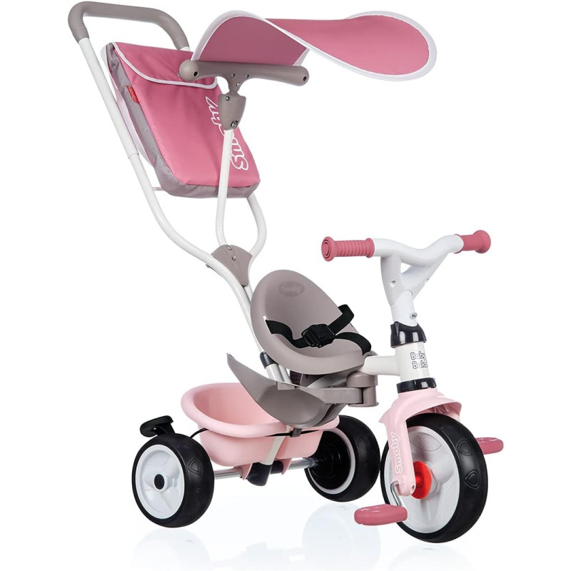 Tricycle baby balade plus rose - SMOBY