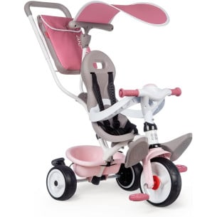 Tricycle baby balade plus rose - SMOBY