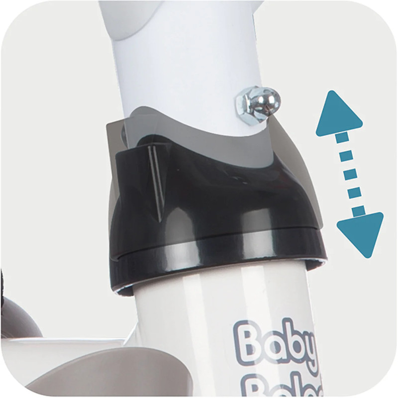 Tricycle baby balade plus bleu - SMOBY