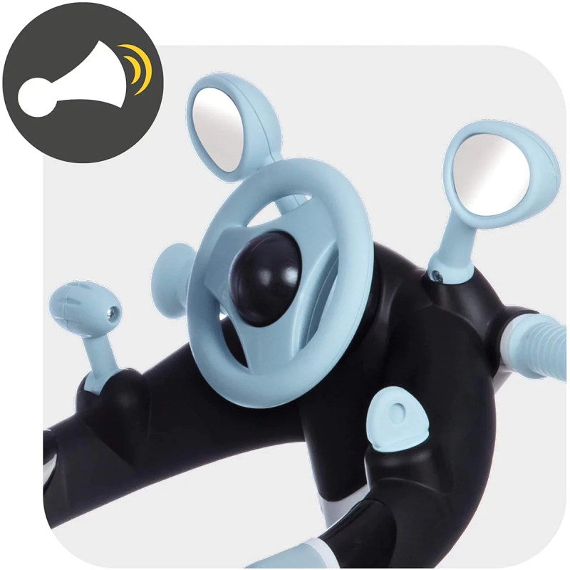 Tricycle baby driver plus bleu - SMOBY