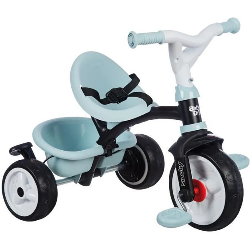 Tricycle baby driver plus bleu - SMOBY