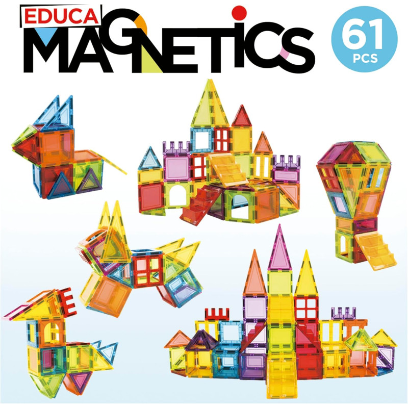 Magnetics 61 pièces - EDUCA