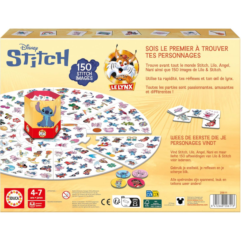 Le Lynx Stitch 150 images - EDUCA