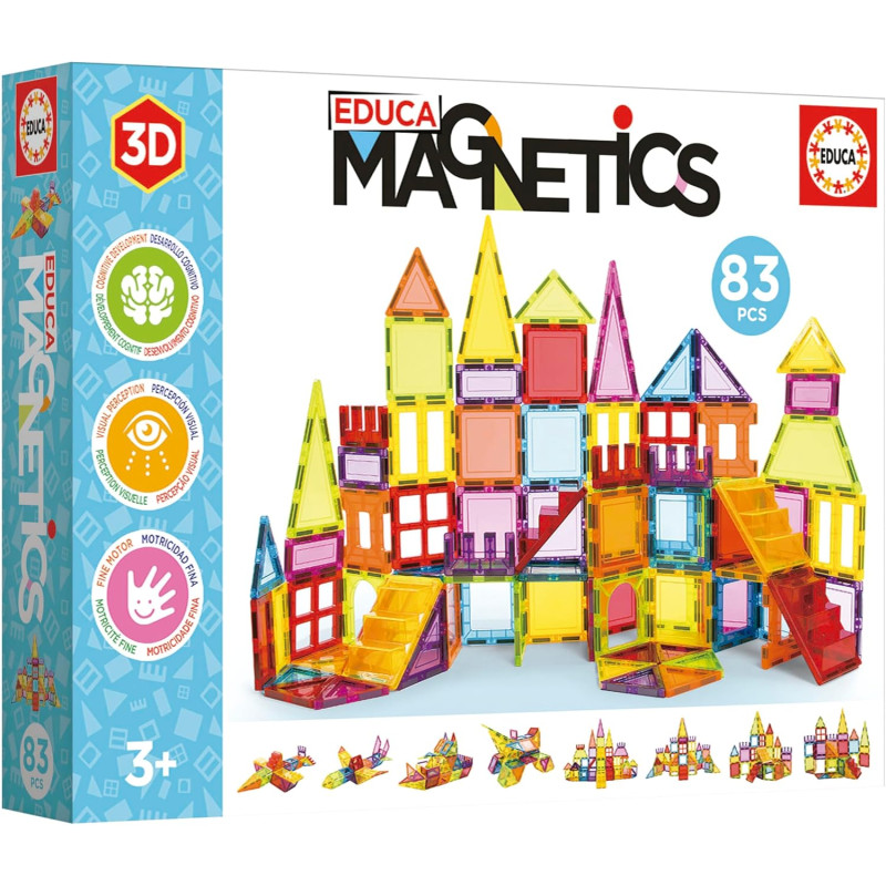 Magnetics 83 pièces - EDUCA