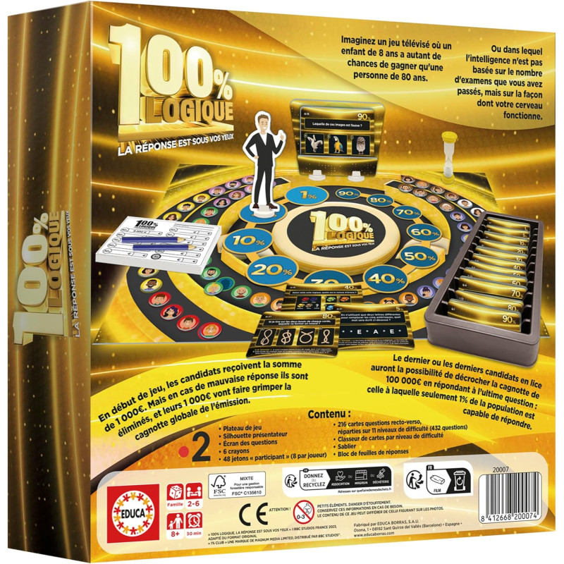 100% Logique le jeu - EDUCA