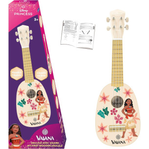 Vaiana Wooden Ukulele - LEXIBOOK