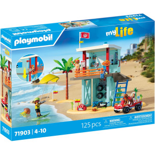Poste de secours & voiturette - PLAYMOBIL