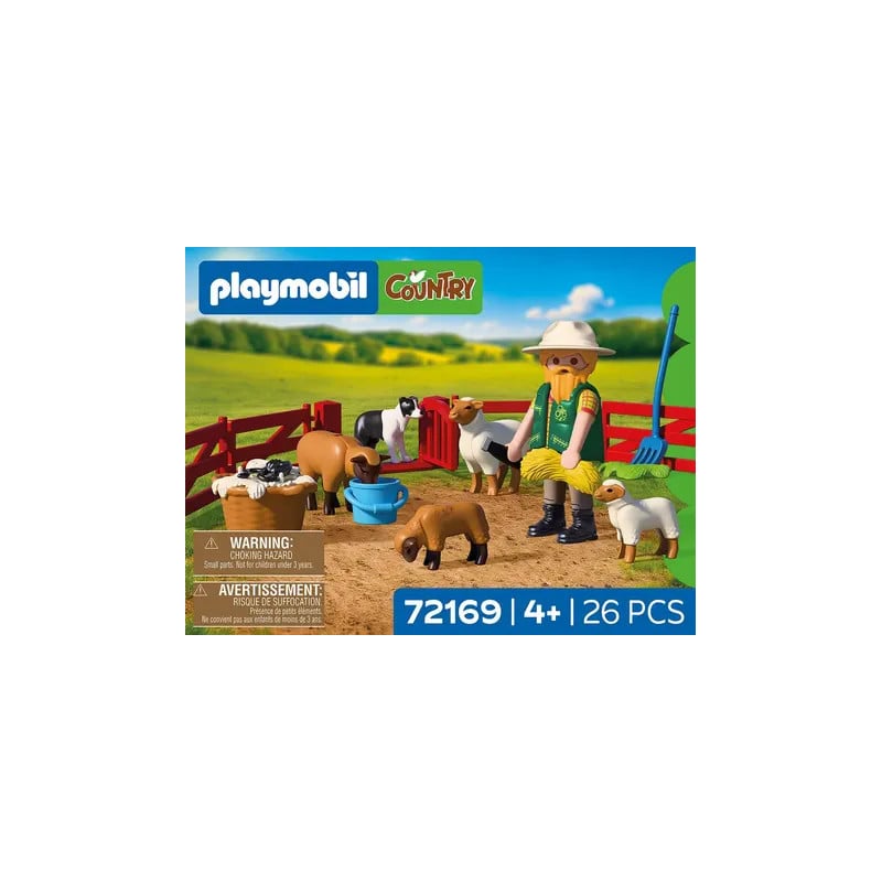 Berger avec enclos a mouton - PLAYMOBIL