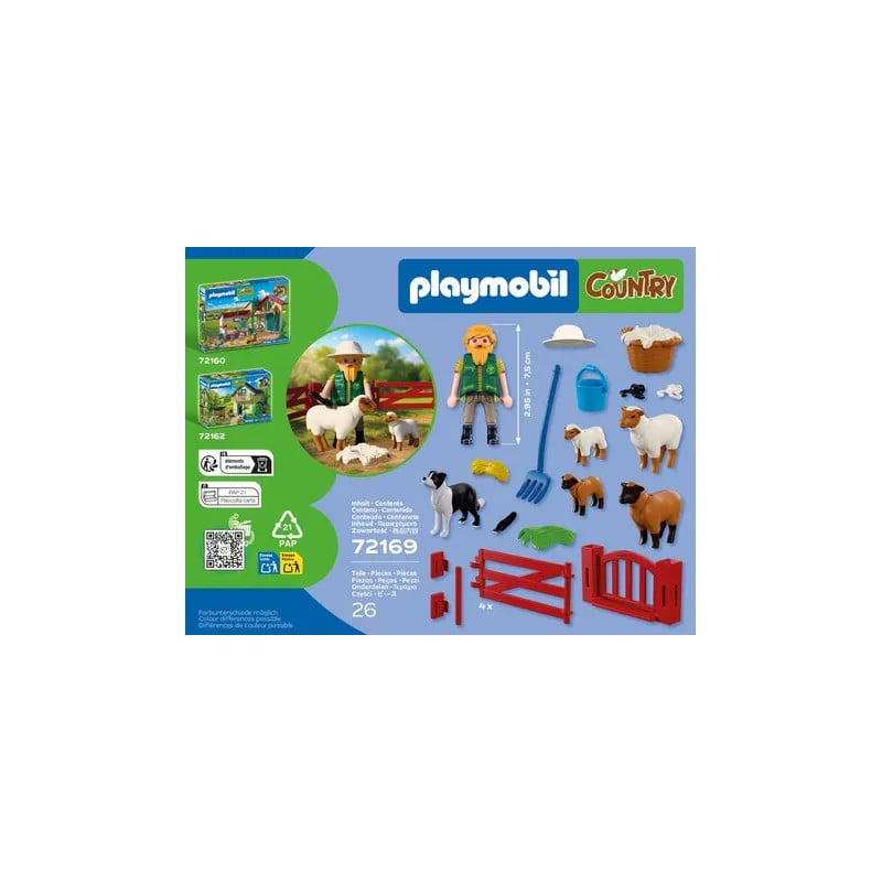 Berger avec enclos a mouton - PLAYMOBIL