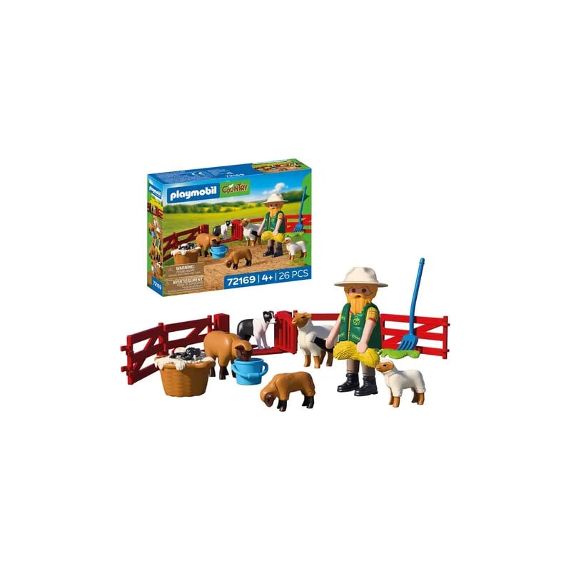 Berger avec enclos a mouton - PLAYMOBIL