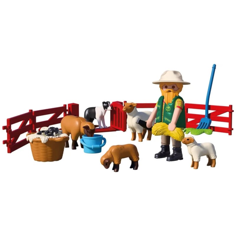 Berger avec enclos a mouton - PLAYMOBIL