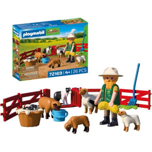 Berger avec enclos a mouton - PLAYMOBIL