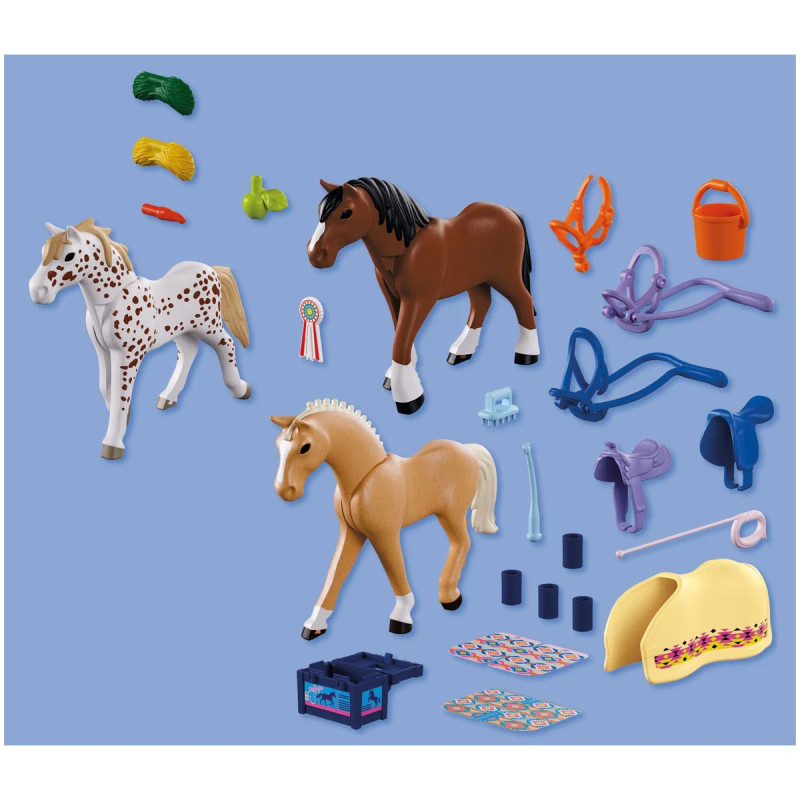 Collection de trois chevaux - PLAYMOBIL