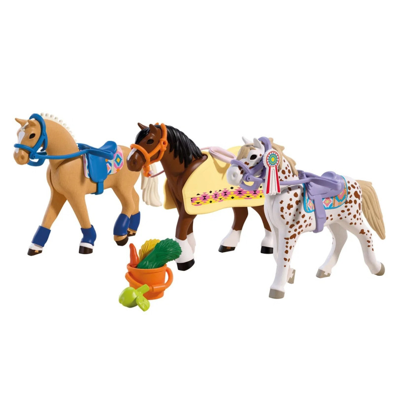 Collection de trois chevaux - PLAYMOBIL