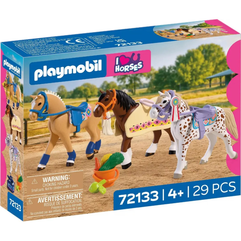 Collection de trois chevaux - PLAYMOBIL