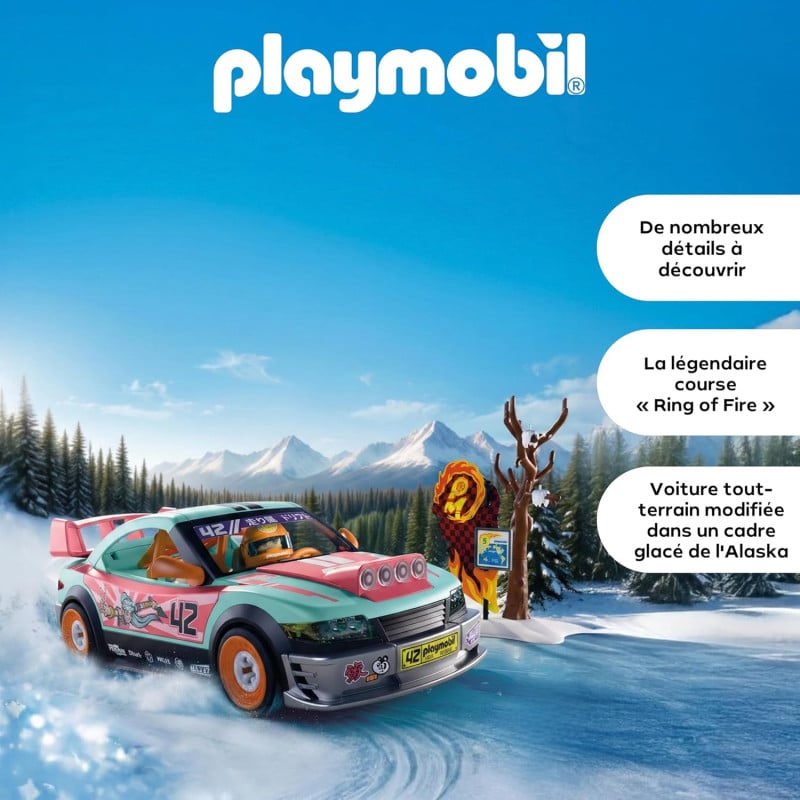 Voiture de rallye - PLAYMOBIL