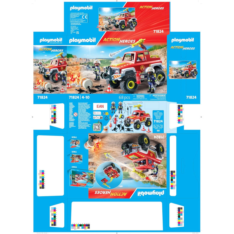 Vehicule de pompiers - PLAYMOBIL