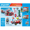 Pompier quad et arbustes - PLAYMOBIL