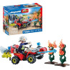 Pompier quad et arbustes - PLAYMOBIL
