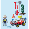 Pompier quad et arbustes - PLAYMOBIL