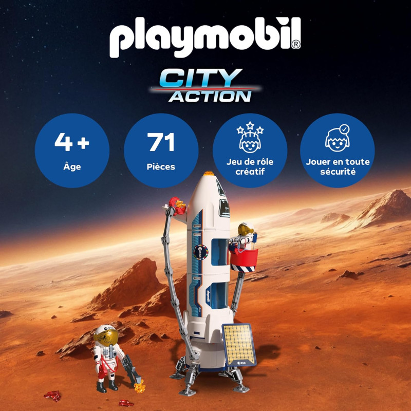 Fusee d'exploration sur Mars - PLAYMOBIL