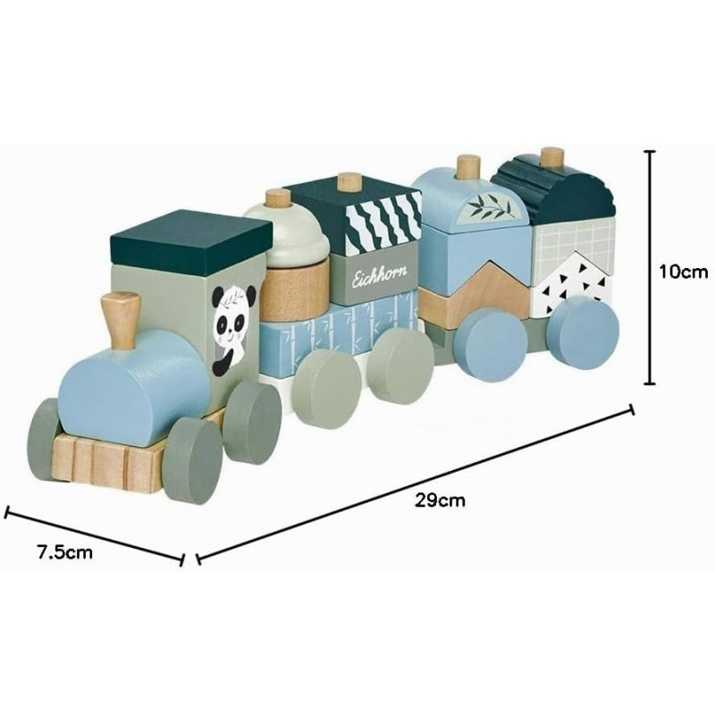 Panda Train en bois - EICHHORN