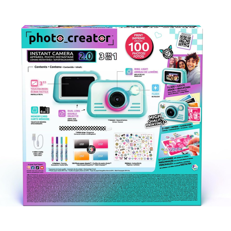 Appareil photo instantané 2.0 - CANAL TOYS