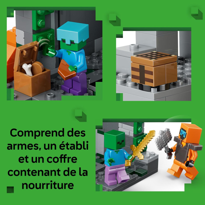 Le Donjon de Zombies 21587 - LEGO® Minecraft - LEGO®