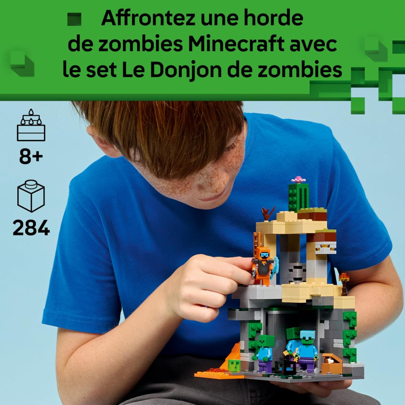 Le Donjon de Zombies 21587 - LEGO® Minecraft - LEGO®
