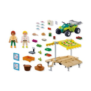 Stand de légumes au marché - PLAYMOBIL