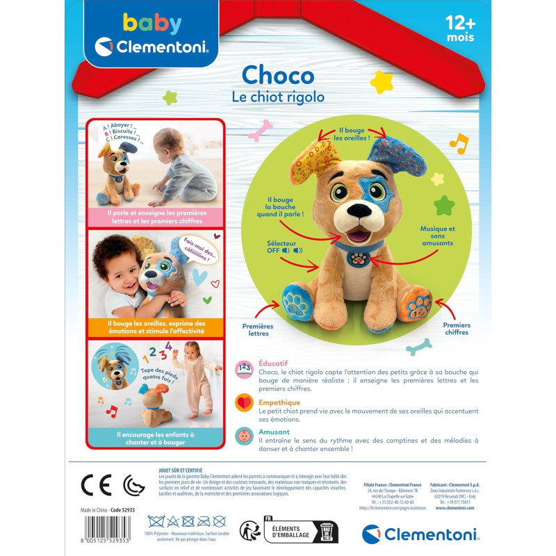 Choco Le Chiot Rigolo - CLEMENTONI