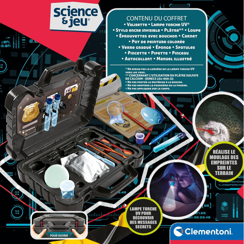 Valise expert scientifique - CLEMENTONI