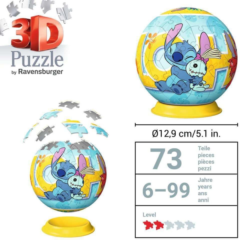 Puzzle 3D Stitch - RAVENSBURGER
