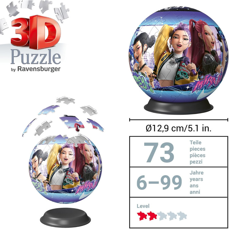 Puzzle 3D 72 pièces Kpop Demon Hunter - RAVENSBURGER
