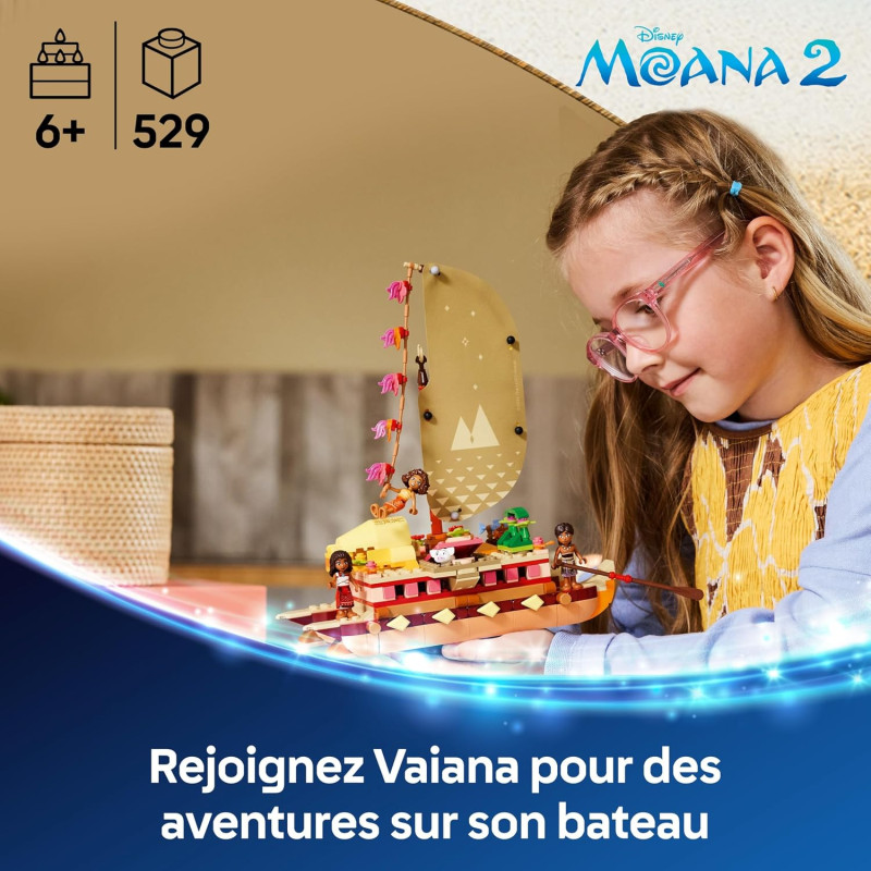 Le bateau d'aventure de Vaiana 43270 - LEGO® Disney - LEGO®