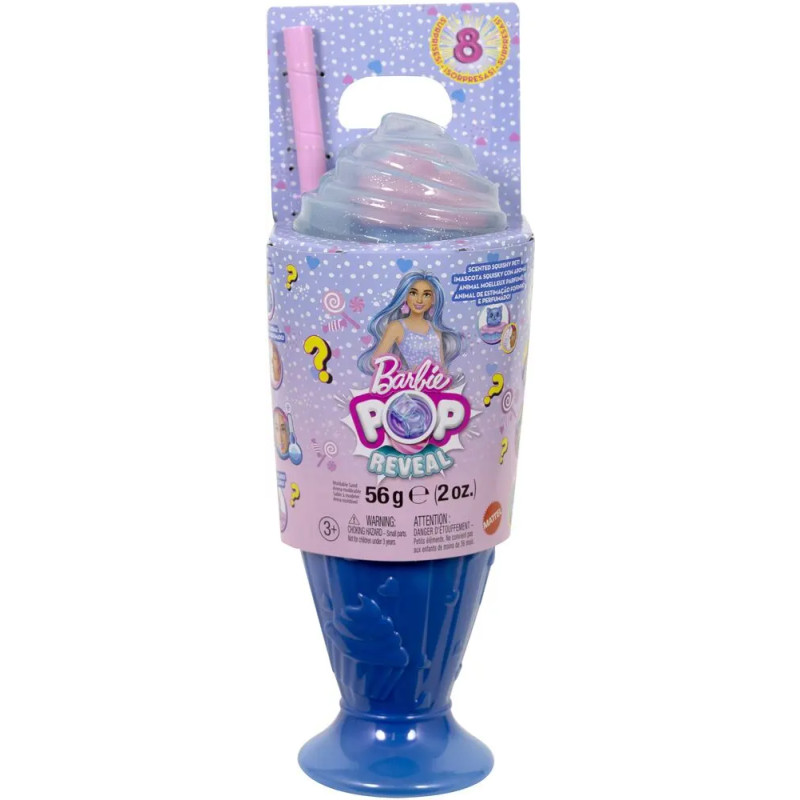 Barbie pop reveal poupée gourmandise bleue - MATTEL
