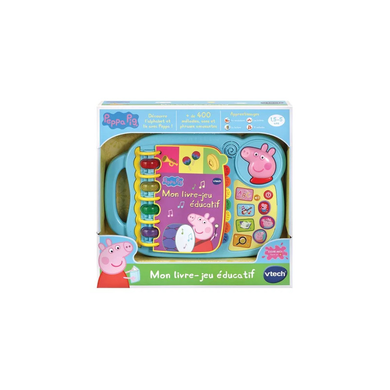 Mon livre jeu éducatif Peppa Pig - VTECH