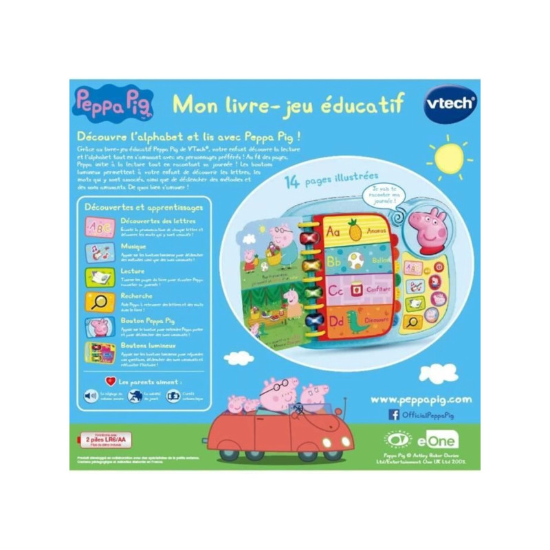 Mon livre jeu éducatif Peppa Pig - VTECH