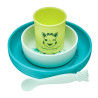 Set repas silicone Sophie la Girafe Azur - VULLI