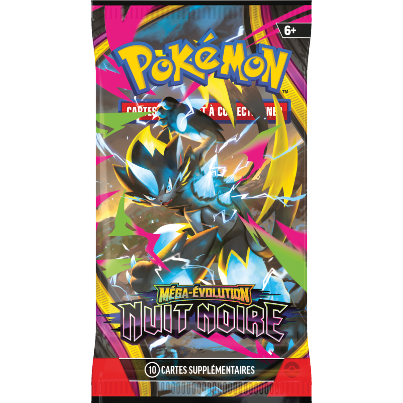 Booster aléatoire Méga Evolution : Nuit Noire ME02 - POKEMON
