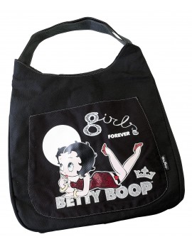 Sac Besace Betty Boop En Toile