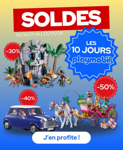 Bandeau soldes Playmobil easykado